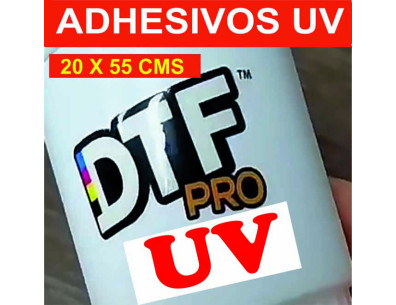 adhesivos uvi  20 X 55 cms